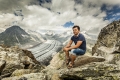 Luis in the Great Aletsch Glacier