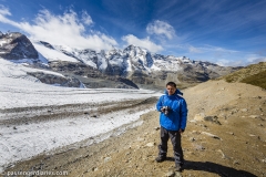 Luis Exploring Diavolezza Glacier